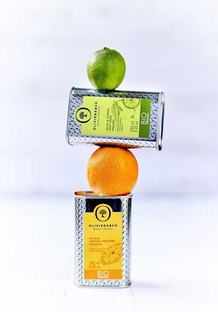 （下）BIOオリーブ&フレッシュオレンジ／（上）BIOオリーブ&フレッシュグリーンレモン