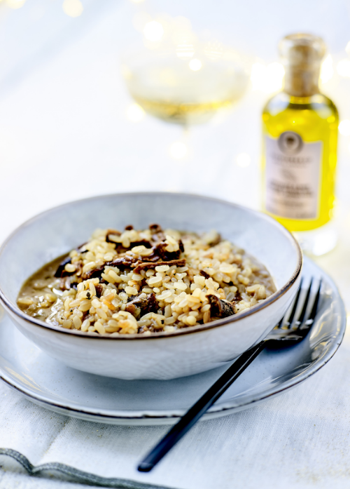 乾燥ポルチーニ茸のリゾット―オリーブオイルで作る本格レシピ。お店の味をご家庭で